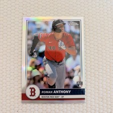 Roman Anthony 2026 Topps Chrome Flagship #16 Rookie Card Red Sox
