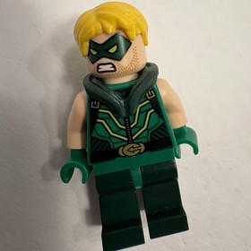 LEGO Green Arrow Minifigure DC Super Heroes 76028 Darkseid Invasion Minifig