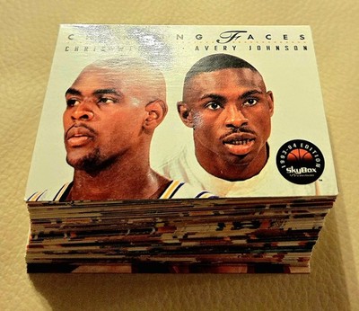 '93-94 Skybox Premium ''Changing Faces'' 85 Card Lot Webber, Hardaway, Mashburn