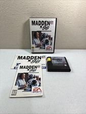 Madden NFL 96 Game Sega Genesis Great Condition With Case and Inserts