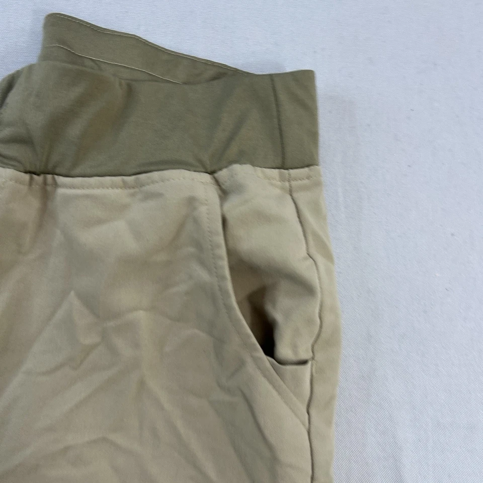 FIGS Scrub Pants Women's M Khaki Technical Collection Pull-On Joggers - Image 2 of 4