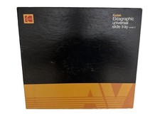 Kodak Ektagraphic Universal Slide Tray Model 2 80 Slides Carousel USA Made Retro