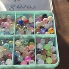 Multicolor Smooth Round glass Beads 8mm 1mm Hole 500pcs Center — photo 6