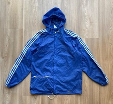 Vintage 70-80s Adidas Ventex Blue Windbreaker Track Jacket
