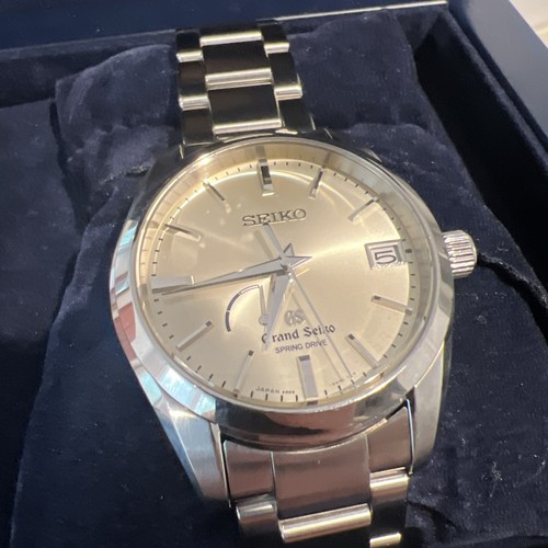 Grand Seiko Men's 39MM Elegance Spring Drive  Watch SBGA083.9R...