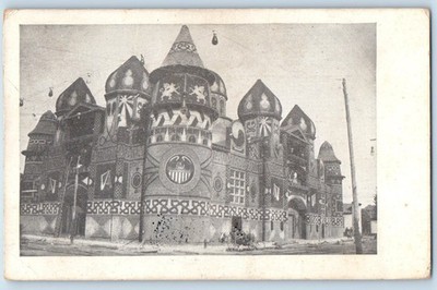 1909 View Of Corn Palace Surtaxed Mitchell South Dakota SD Antique Postcard