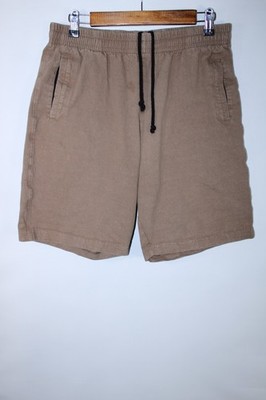 Jackman Tanabe Meriyasu Men's XL Brown Elastic Waist 9'' Inseam Shorts