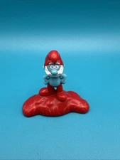 2017 McDonalds Smurfs - PAPA SMURF Figure Happy Meal Toy