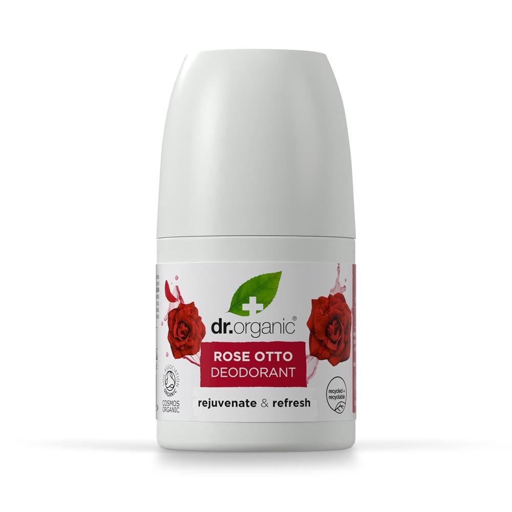 Dr Organic Rose Otto Deodorant, Aluminium Free, Mens, Womens, Natural, Vegan, Cruelty-Free, Paraben & SLS-Free, Organic, 50ml, Packaging may vary - Image 4