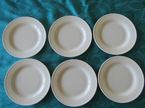 6 assiettes a pain dessert Ø=16 cm villeroy et boch modèle Bella blanche