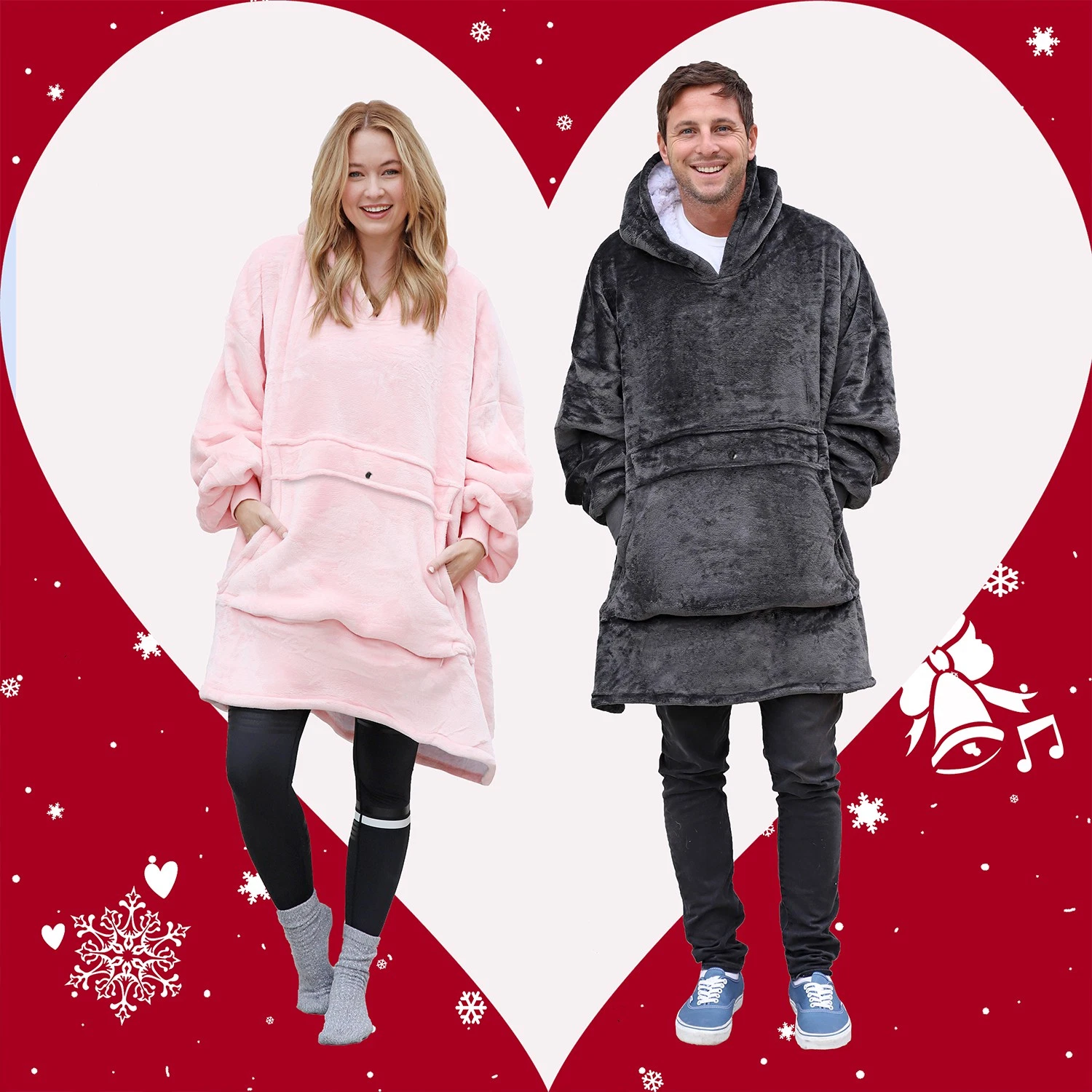 OFF WHITE Catalogna Felpa con Cappuccio Oversize Coperta Super Morbida Calda Comoda Sherpa