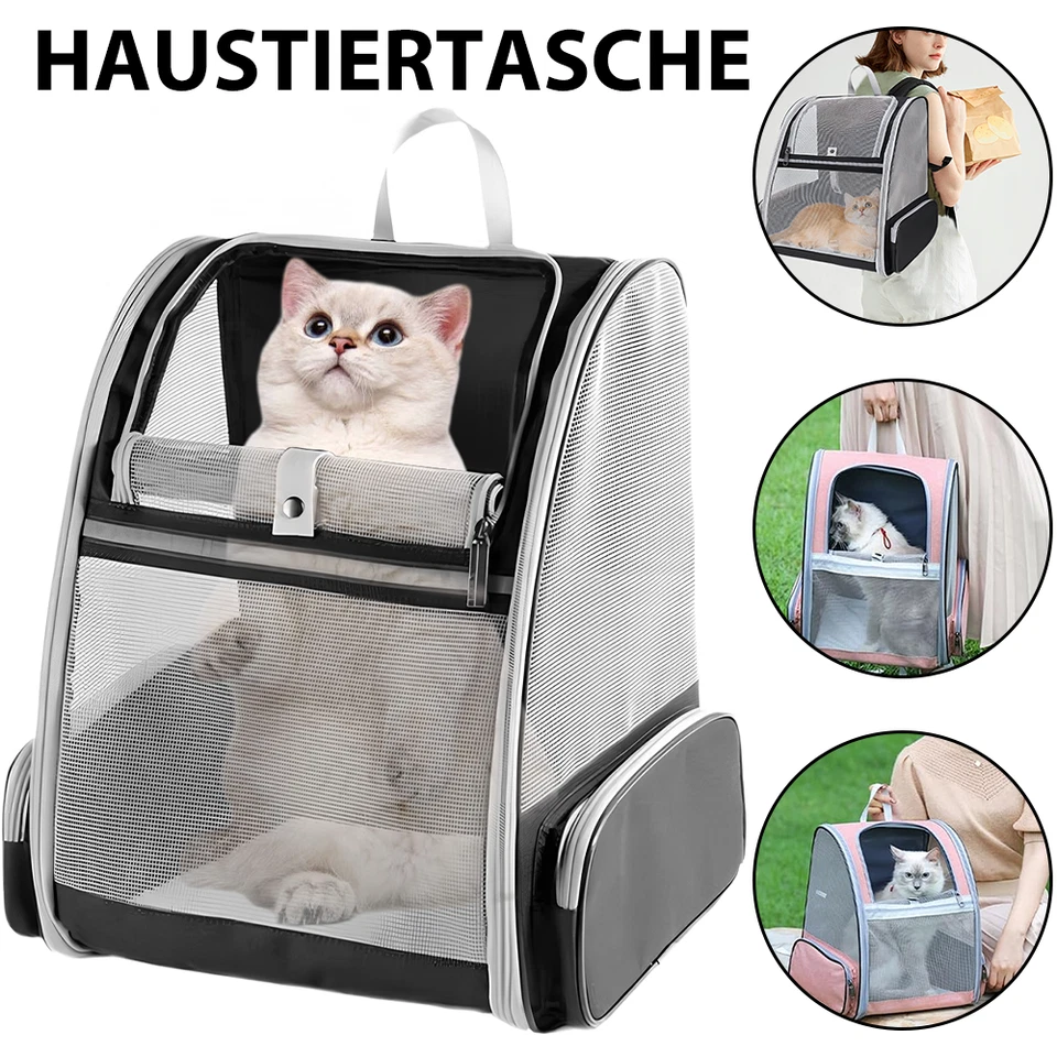 DUAL-USE RUCKSACK HUND KATZE GEPOLSTERT HUNDERUCKSACK BIS 9/13KG HAUSTIER TASCHE - Bild 2 von 4