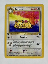 Persian 1999 Pokemon Game Jungle 1st Edition Uncommon #42/64 * Near Mint