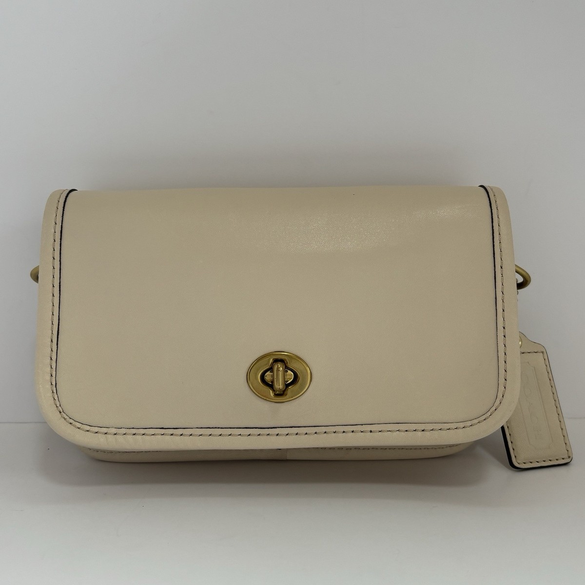 Coach 17994 Limited Edition Small Bone Ivory white Leather
