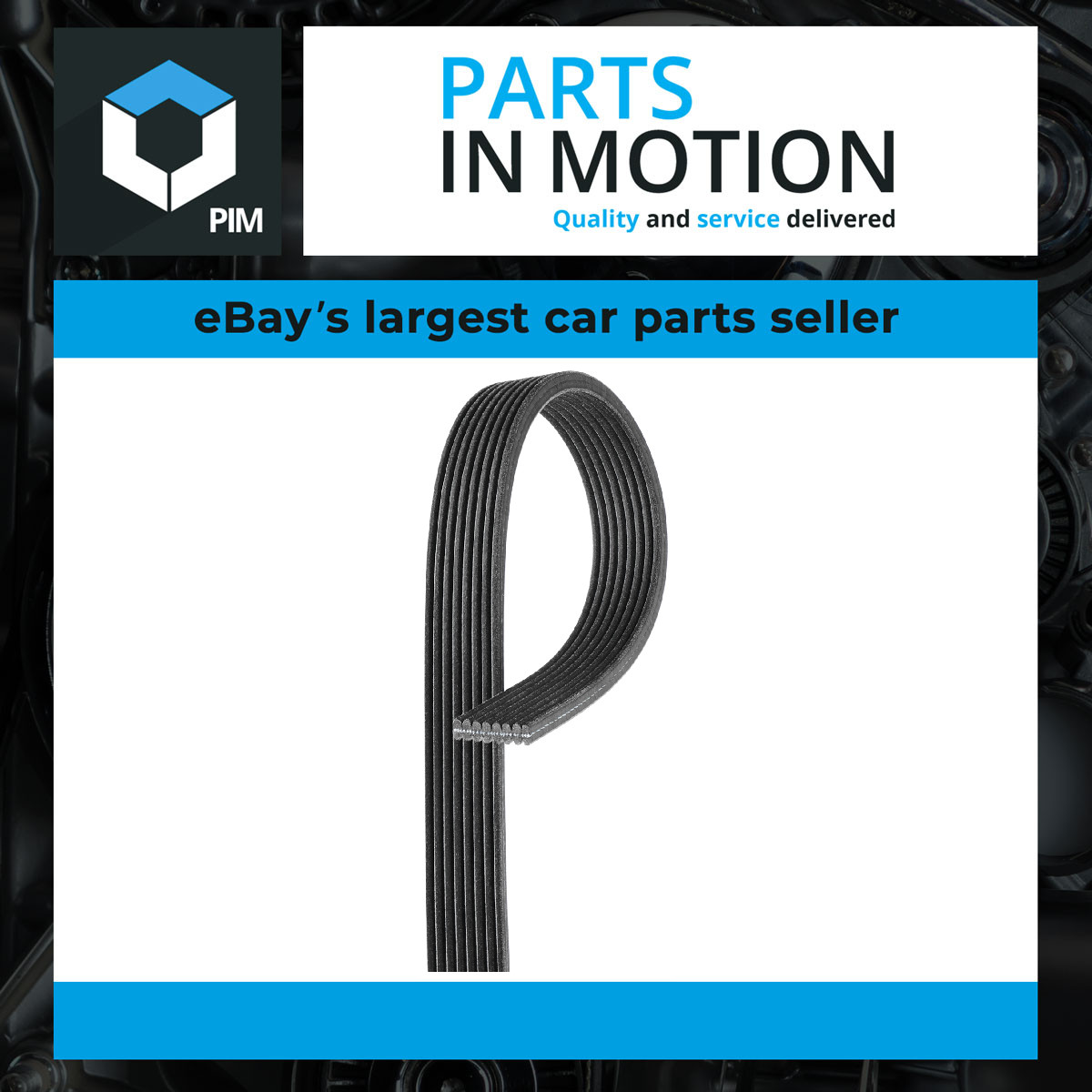 8 Rib Multi V Drive Belt fits RANGE ROVER Mk3 L322 4.2 05 to 12 Gates PQS500241