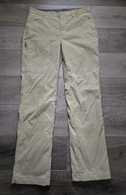 Eddie Bauer Fleece Lined 2-Way Stretch Tech Pants Khaki Men's Size 34/34 GUC - Image 1 of 4