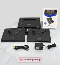 SNK Neo Geo AES Console Controller 2set Working W/AC adapter, No Box, Tested
