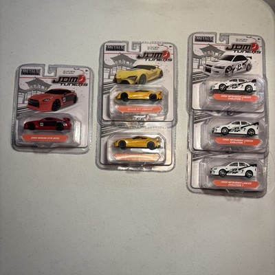 2017 JDM Tuners Metal Die Cast 2009 R35, Supra Concept, 2002 Lancer Evolution 7