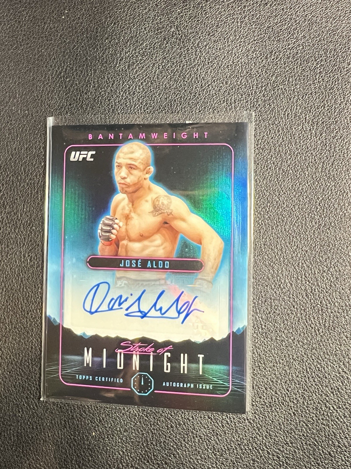 2024 Topps Midnight UFC - Stroke of Midnight Autographs Jose Aldo #SMA-JAO Auto