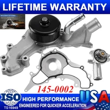Water Pump & Thermostat Housing For Jeep Wrangler JK 3.6L 2012 2013 2014-2018 US
