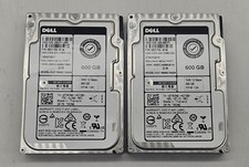 LOT OF 2 Hitachi 600GB 15k RPM SAS 12Gbps 128MB 2.5" Hard Drive HUC156060CSS204