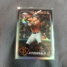 2024 Topps Chrome Refractor #131 Tyler Fitzgerald RC San Francisco Giants