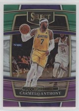 2021 Panini Select Concourse Green White Purple Prizm Carmelo Anthony HOF 0a9a