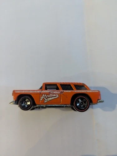 HOTWHEELS CHEVY NOMAD REDLINE Mattel Die-Cast Orange Wagon Redlines Series 1969