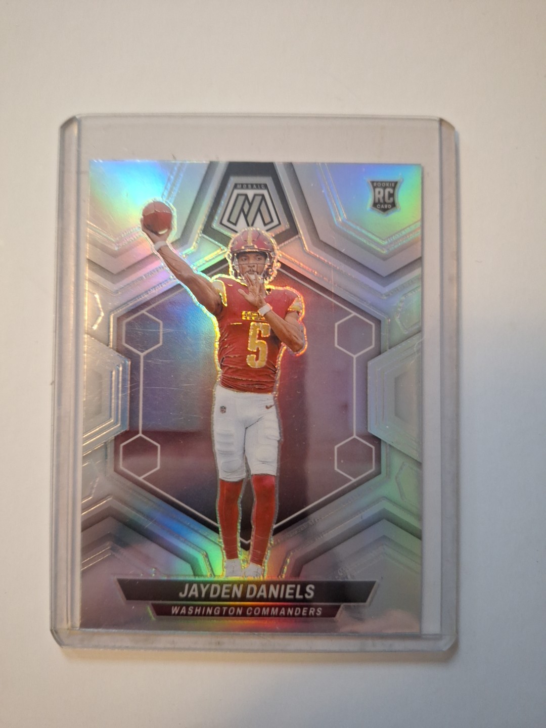 2024 Panini Mosaic - Rookies Jayden Daniels #302 Silver Prizm (RC)