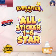 👑 MoGo 👑 Todas las pegatinas 1-6⭐ Ever After Ablum 👑 Mejor precio 🔥 Entrega rápida ⚡