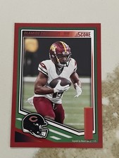 Olamide Zaccheaus Chicago Bears 2025 Score Red Parallel #60