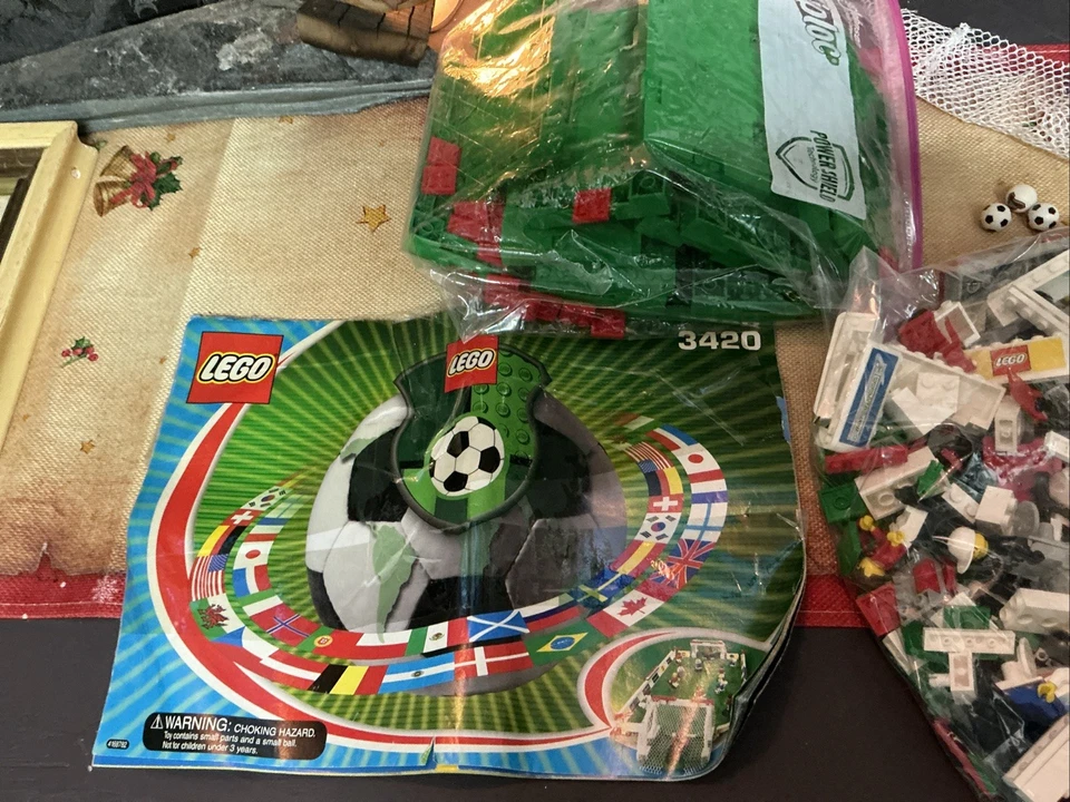 LEGO Sports 3420 Championship Challenge II 2002 juego suelto con bolas y minifiguras Foto 2 de 4