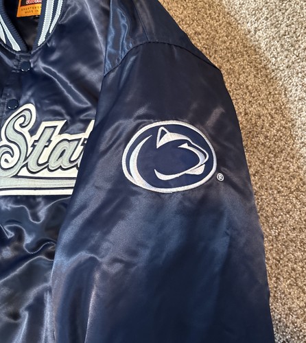 Vintage Penn State varsity bomber Jacket Colosseum Made In Korea excellent - Picture 4 of 17