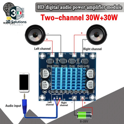 Official TPA3110 XH-A232 30W + 30W Stereo Audio Power Amplifier Board