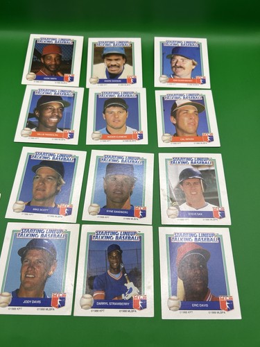 1988 Kenner Starting Lineup Talking Baseball Lot All Nice Cards - Picture 4 of 6