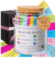 Bible Verse Jar, Read Me When Bible Verses Jar for Daily Encouragement - Christi
