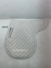 New Tough 1 Equiroyal White English Contour Saddle Pad #30-920 FF-604