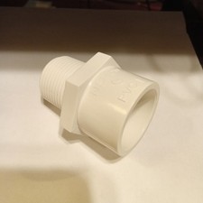 PVC PIPE 3/4 in. MALE THREADED X 3/4 SLIP PVC Sch. 40 ADAPTER buy 1 get 1 free