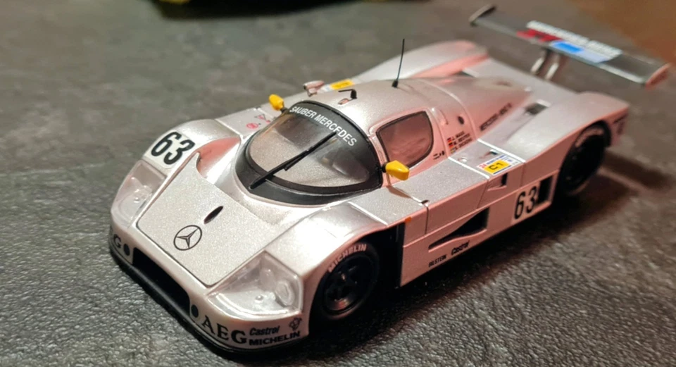 Modellino Le Mans 1:43 Sauber Mercedes C9 1989 Mass, Reuter, Dickens IXO - Immagine 3 di 4