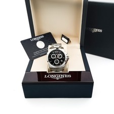 Longines Conquest 41mm Black Dial Quartz Chronograph L37024566 EXC++ B&P, Tags! 2