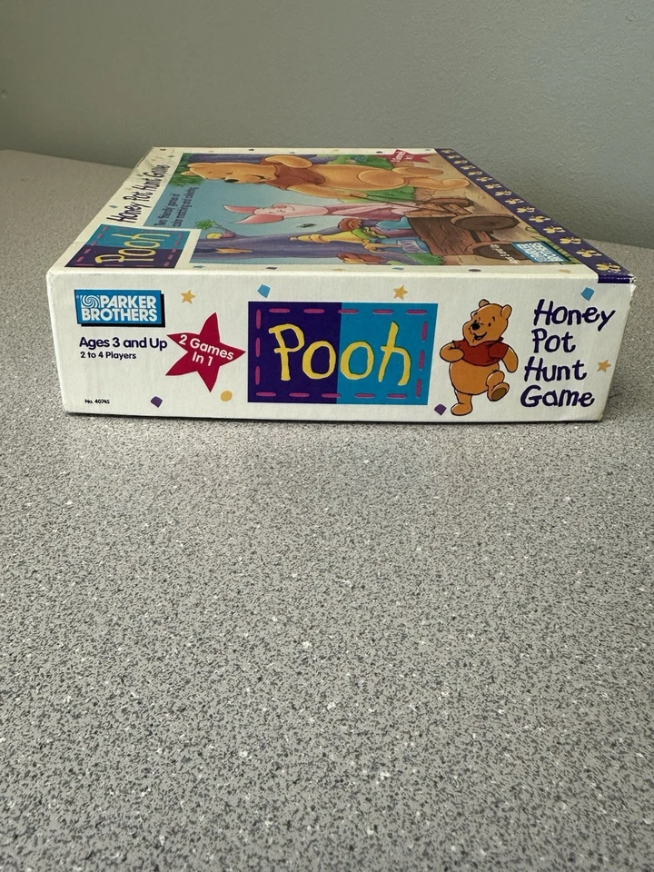 VTG 1996 Winnie The Pooh Honey Pot Hunt & Memory Board Game COMPLETE - Image 3 of 4