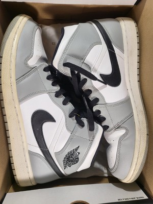 Size 10.5 - Jordan 1 Mid Light Smoke Grey