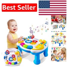 2-in-1 Musical Activity Table - Engaging Educational Toy for Kids 12-36