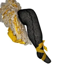 Antique leg pin cushion Victorian cancan pin cushion excellent French silk