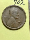 1913-S LINCOLN WHEAT CENT, low mintage date, "FINE" condition #702