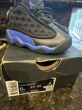 Nike Air Jordan 13 Retro TD Black Hyper Royal Shoes for Toddlers Size 5c