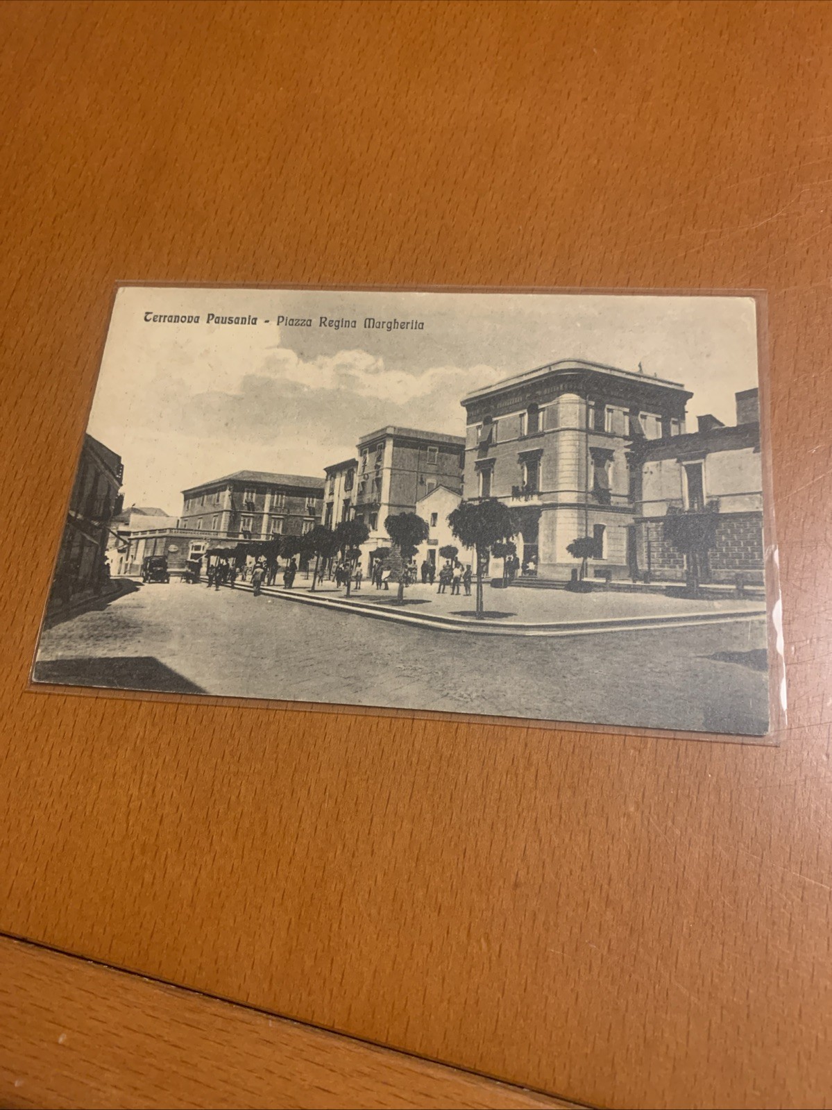 SASSARI Sardegna TERRANOVA PAUSANIA - Piazza 1910-20 Auto Epoca Animata