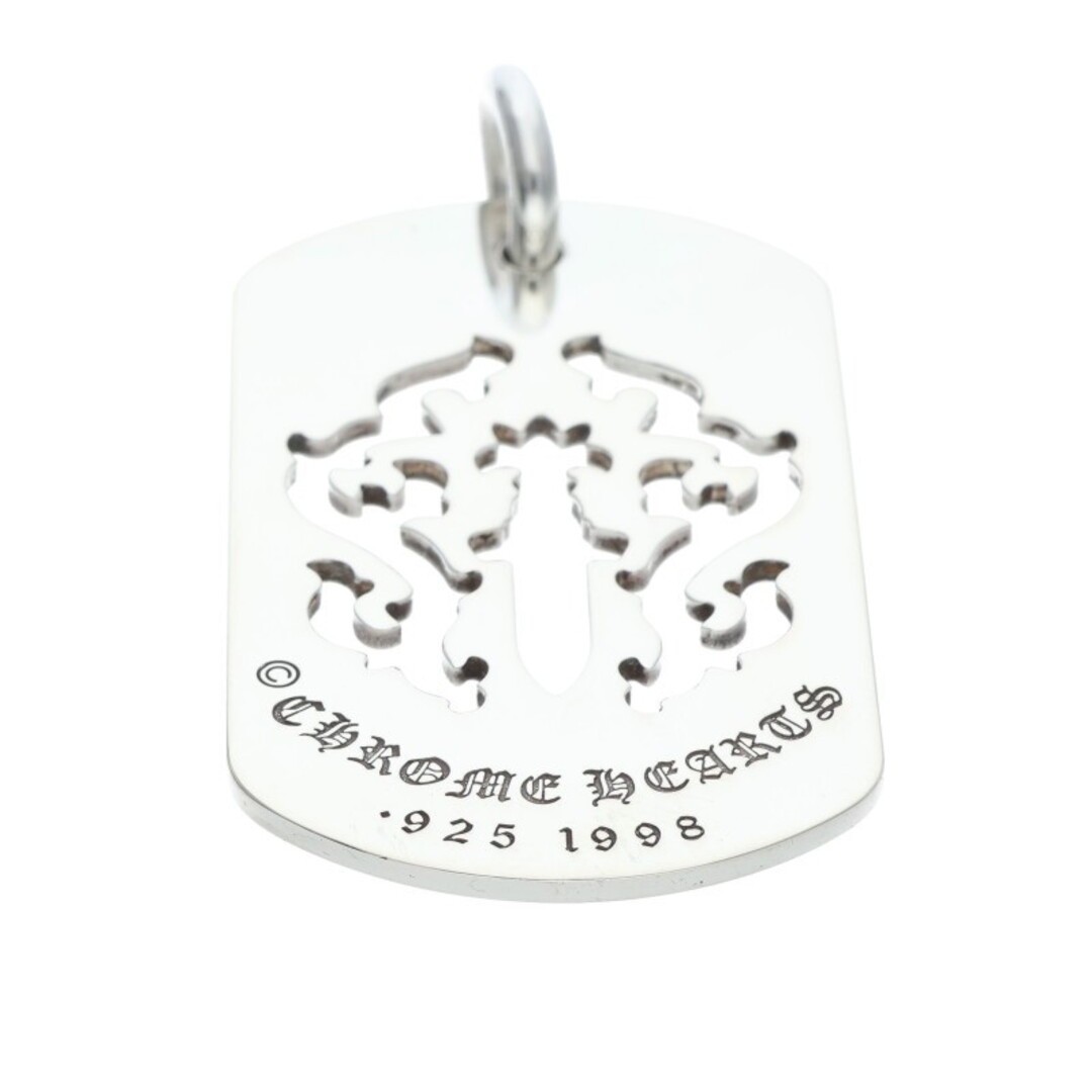 Chrome Hearts D TAG LRG Dagger Cut Out Dog Large Necklace Top Mens Used 1f1d92b9 thumbnail 5