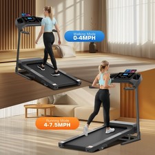 3.5 HP Foldable Treadmill for Home with Incline Electric Running Jogging Machine