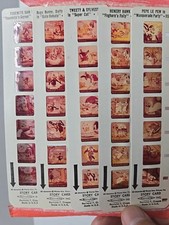 140 Vintage Sawyer Story Card Film Looney Tunes Warner Bros Inc Pictures